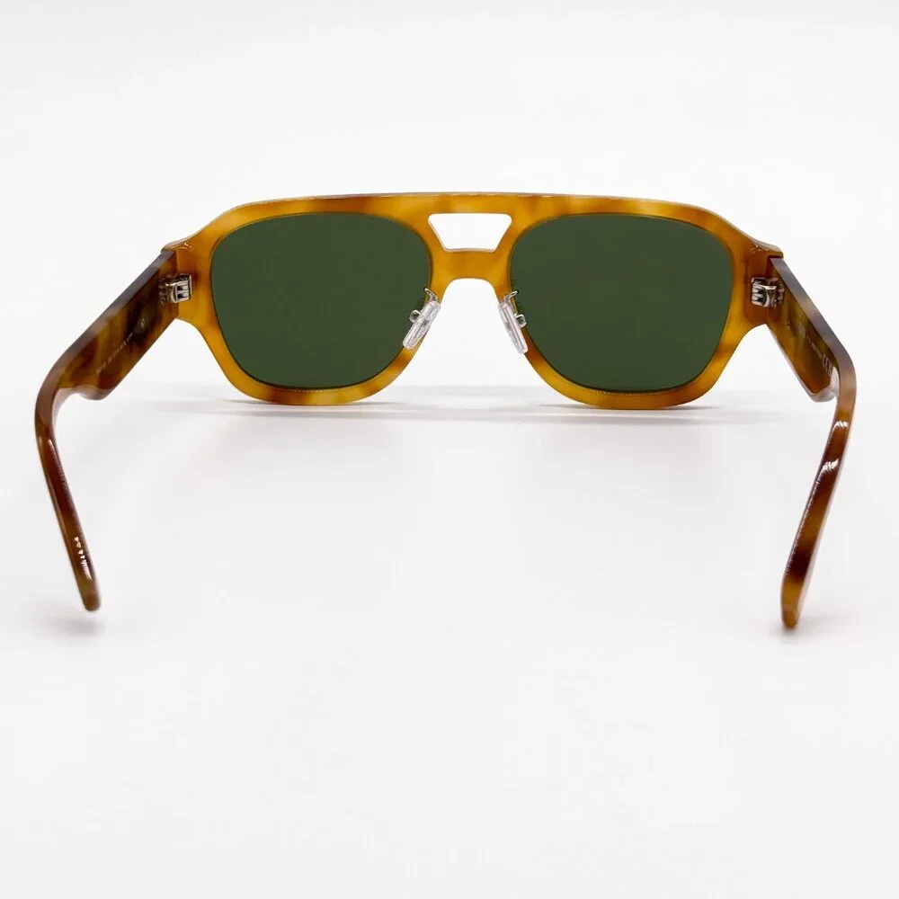 NEW FENDI FE40130F 55N SHINY LIGHT HAVANA UNISEX SUNGLASSES FENDI